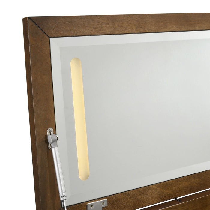 Malibu Dressing Table in Walnut - In Home Furniture (San Antonio, TX)