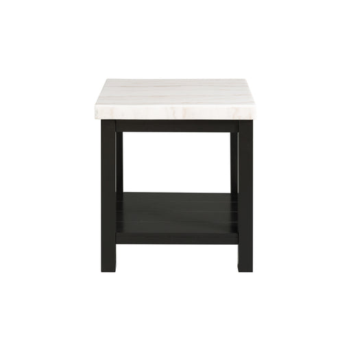 Marcello w/ White Top - End table - In Home Furniture (San Antonio, TX)