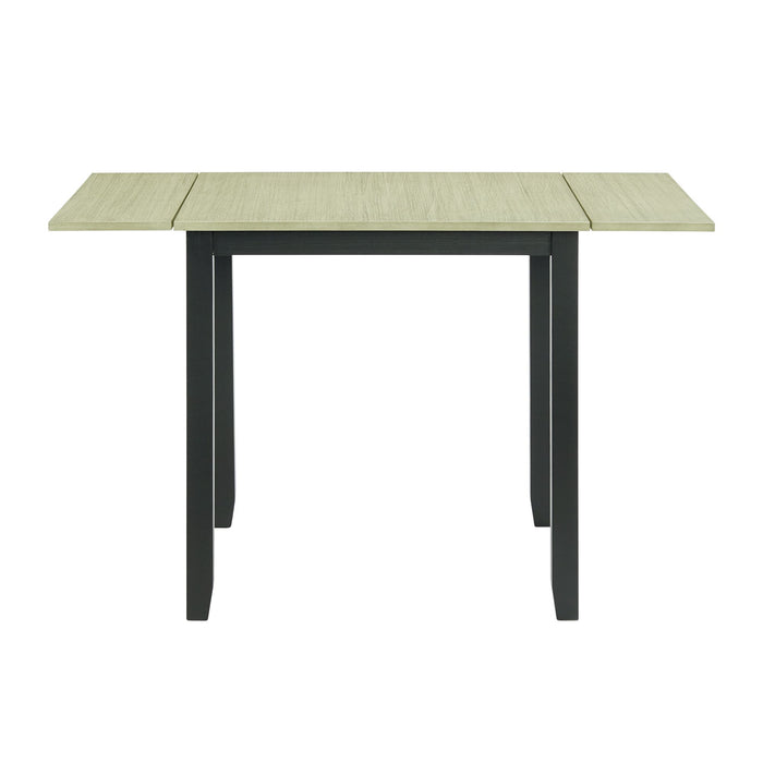 Martin 3 pc Drop Leaf Dining Set (Black Base) - In Home Furniture (San Antonio, TX)