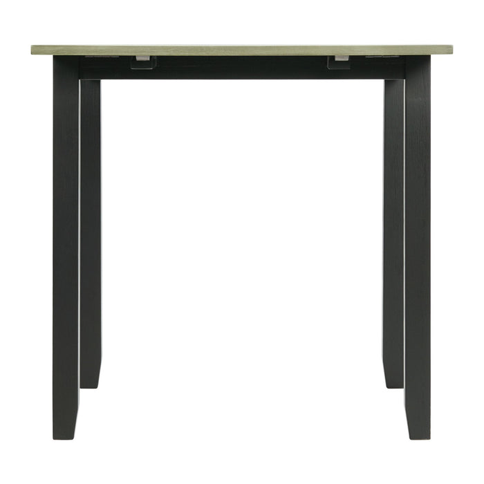 Martin 3 pc Drop Leaf Dining Set (Black Base) - In Home Furniture (San Antonio, TX)