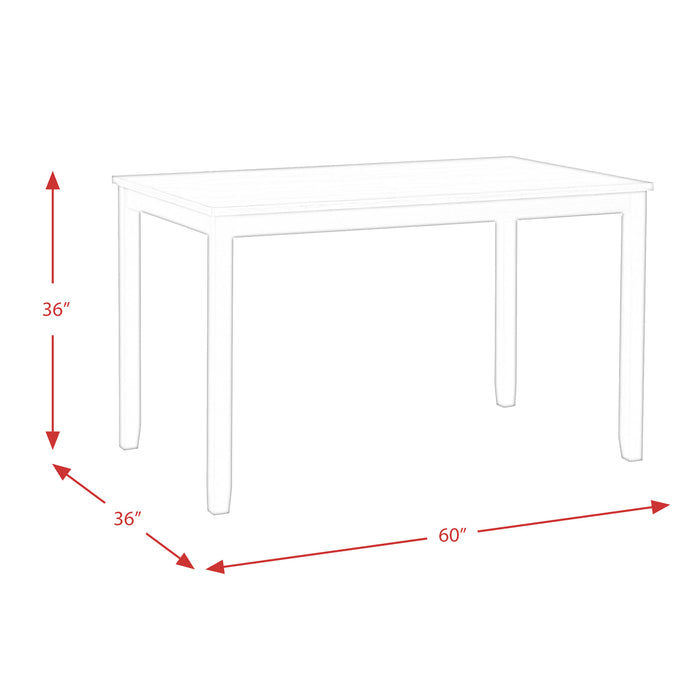 Martin 6 PC Counter Set (Black Base) - In Home Furniture (San Antonio, TX)