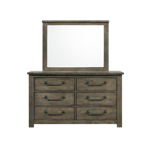 Maverick Dresser & Mirror Grey - In Home Furniture (San Antonio, TX)