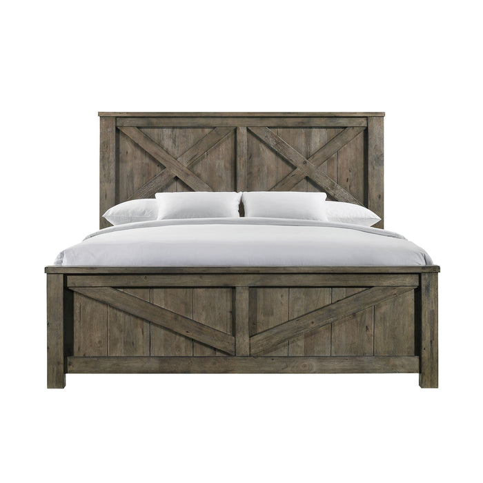 Maverick Bed Grey - In Home Furniture (San Antonio, TX)