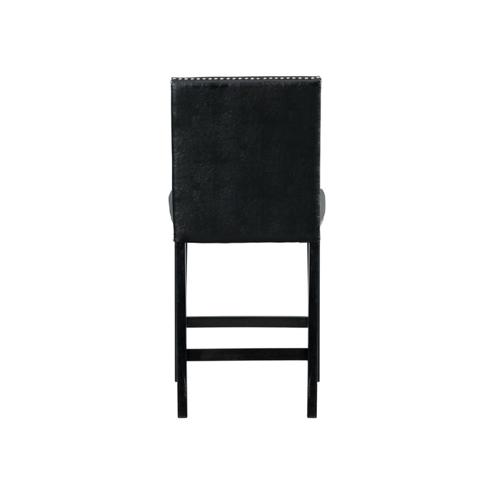 Meridian Counter Side Chair Black (2 Per Pack) - In Home Furniture (San Antonio, TX)