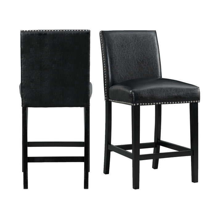 Meridian Counter Side Chair Black (2 Per Pack) - In Home Furniture (San Antonio, TX)