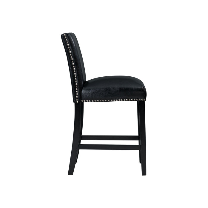 Meridian Counter Side Chair Black (2 Per Pack) - In Home Furniture (San Antonio, TX)