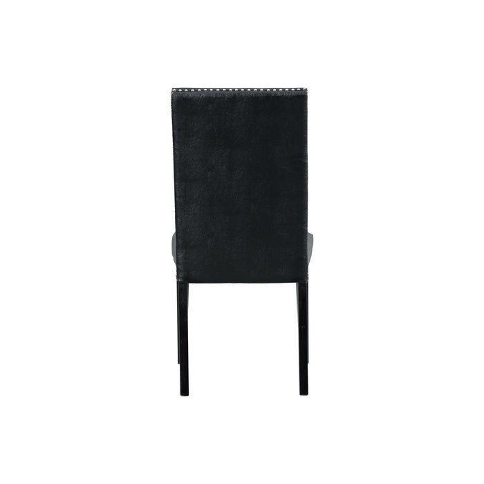 Meridian Dining Side Chair Black (2 Per Pack) - In Home Furniture (San Antonio, TX)
