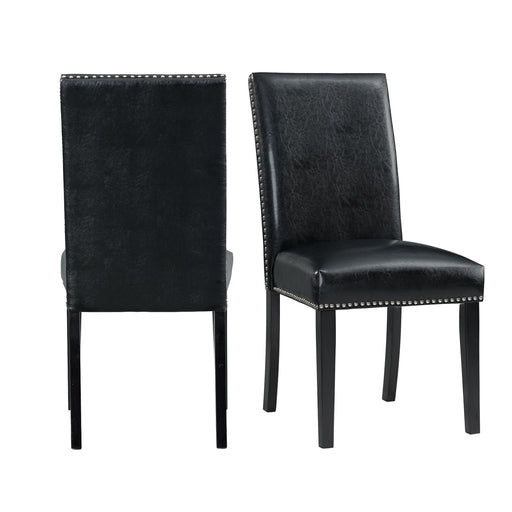 Meridian Dining Side Chair Black (2 Per Pack) - In Home Furniture (San Antonio, TX)
