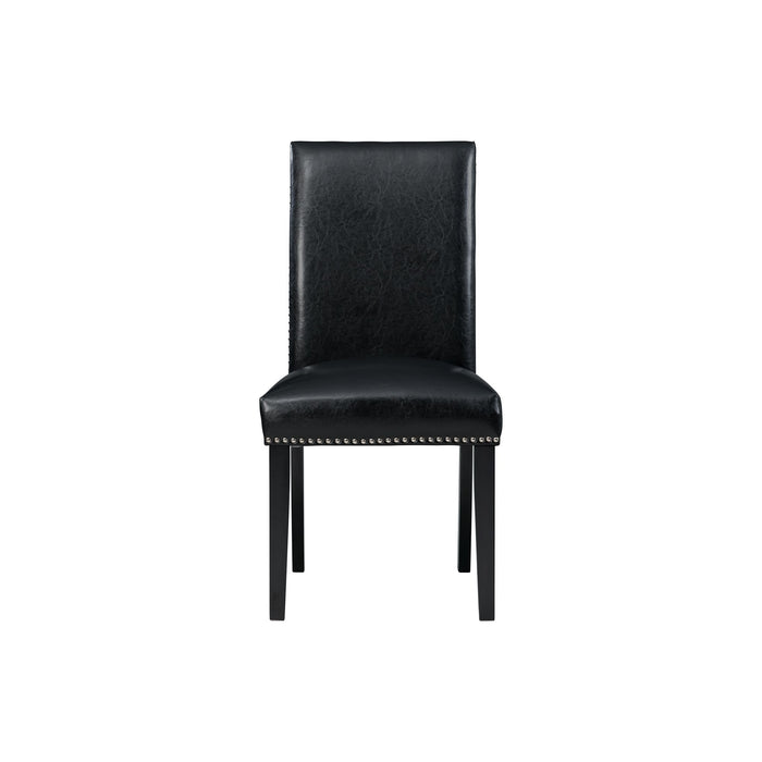 Meridian Dining Side Chair Black (2 Per Pack) - In Home Furniture (San Antonio, TX)