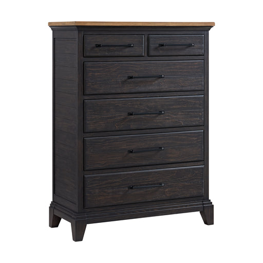 Montrose Storage Bedroom Set in Espresso & Brown - In Home Furniture (San Antonio, TX)