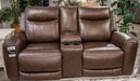 Gravier Power Reclining Loveseat with Console - In Home Furniture (San Antonio, TX)