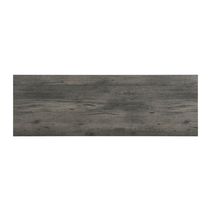 Oak Lawn Charcoal Grey Bar Table Single Pack (Table + 3 Grey Fabric Stools) - In Home Furniture (San Antonio, TX)