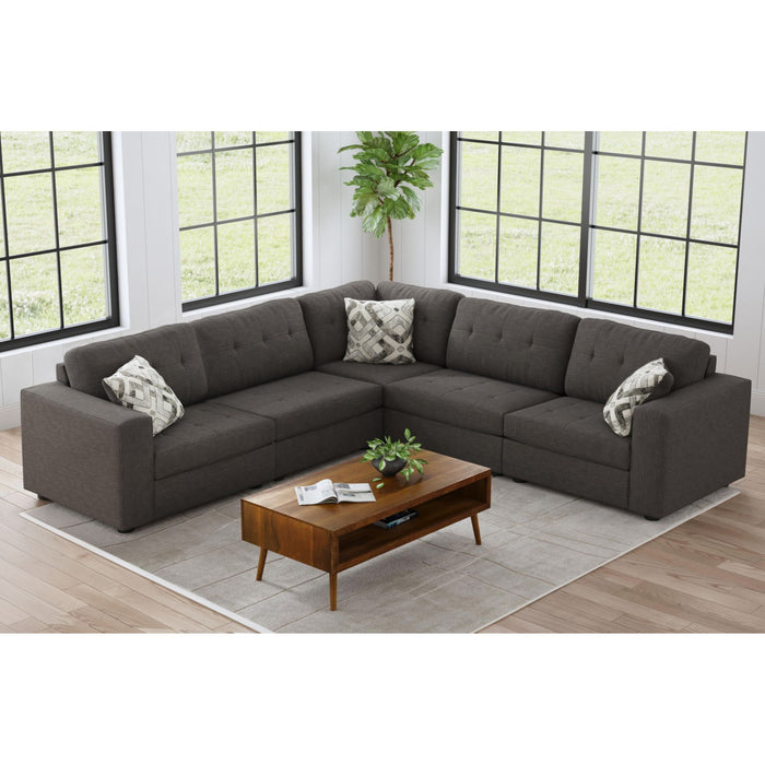 Options One Corner in Palmer Plus Ash with 1 Pillow 20"ÔøΩ - In Home Furniture (San Antonio, TX)