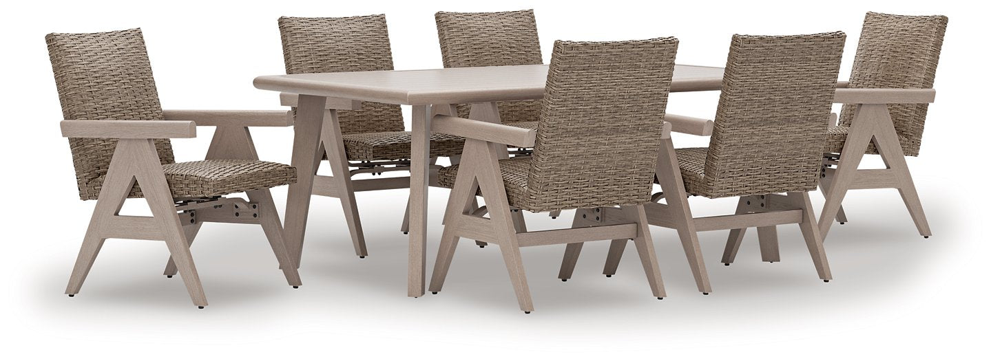 Cliff Trails Outdoor Dining Set - In Home Furniture (San Antonio, TX)