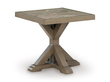 Laguna Heights Outdoor End Table - In Home Furniture (San Antonio, TX)