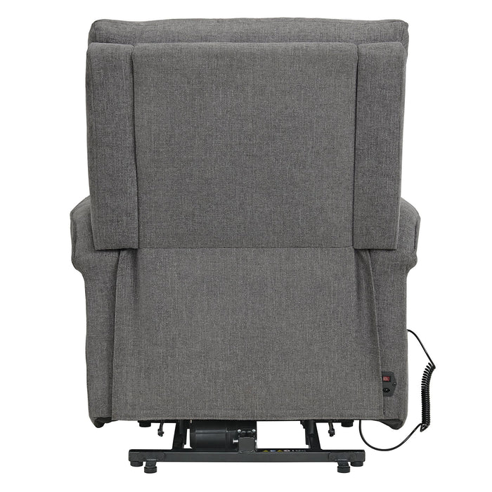 Pecos Power Motion Lift Chair in 15337-2 Ribbit Charcoal