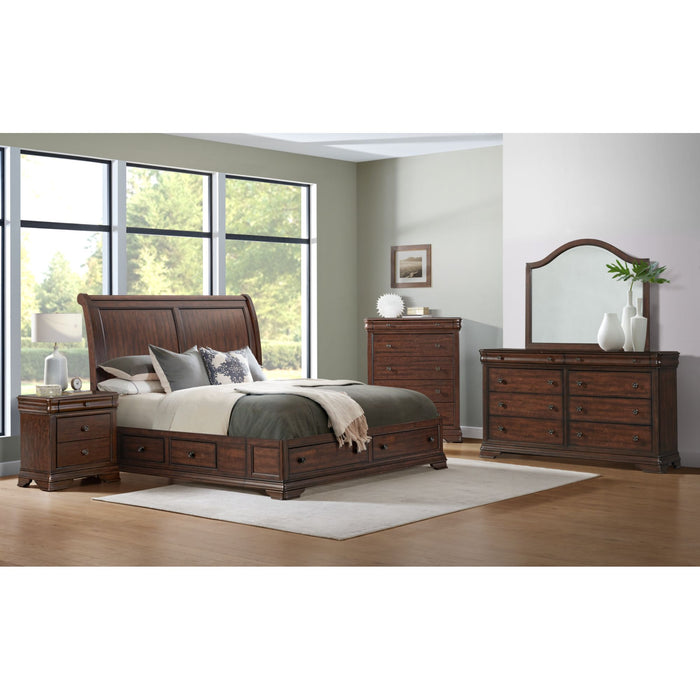 Phillipe 8-Drawer Dresser in Cherry - In Home Furniture (San Antonio, TX)