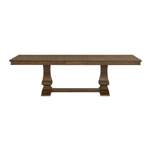 Phillipe Dining Table with with 18" Leaf in Cherry - In Home Furniture (San Antonio, TX)
