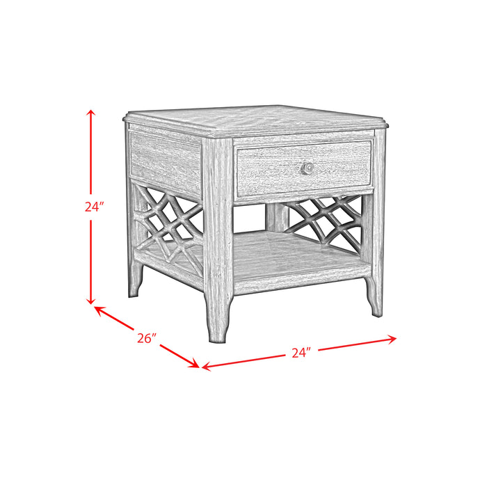 Phillipe End Table in Cherry