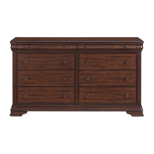 Phillipe 8-Drawer Dresser in Cherry - In Home Furniture (San Antonio, TX)