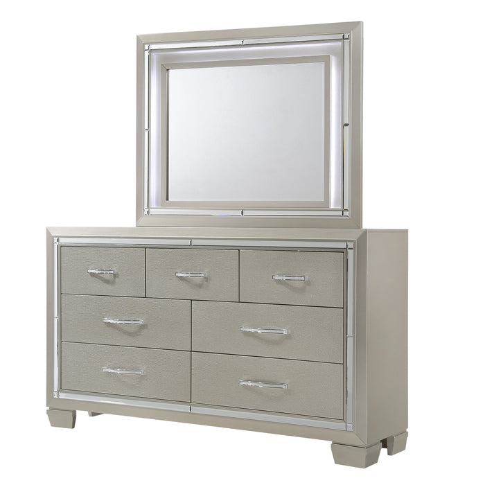 Platinum Platform Storage Bedroom Set - In Home Furniture (San Antonio, TX)