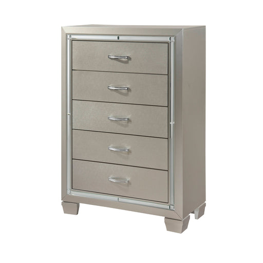 PLATINUM YOUTH PLATFORM BEDROOM SET - In Home Furniture (San Antonio, TX)