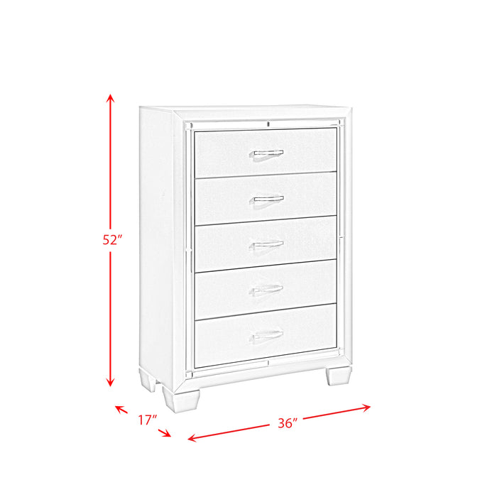 Platinum Youth Chest - In Home Furniture (San Antonio, TX)