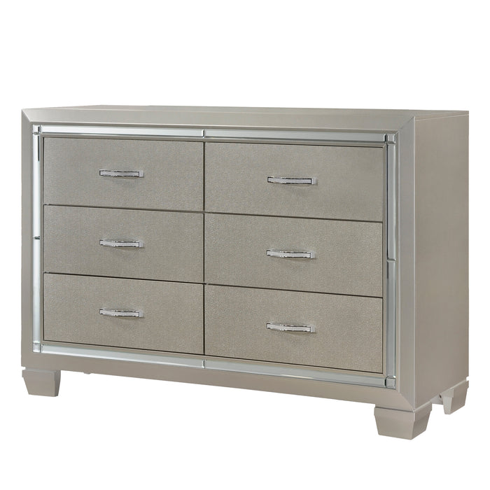 Platinum Youth Dresser - In Home Furniture (San Antonio, TX)