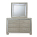 Platinum Youth Dresser & Mirror w/ LED Light Set - In Home Furniture (San Antonio, TX)