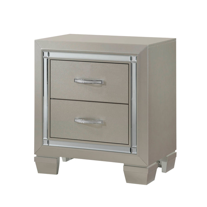 Platinum Youth Nightstand - In Home Furniture (San Antonio, TX)