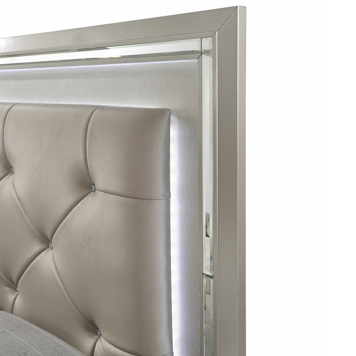 Platinum Youth Platform Bed - In Home Furniture (San Antonio, TX)