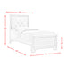 PLATINUM YOUTH PLATFORM BEDROOM SET - In Home Furniture (San Antonio, TX)