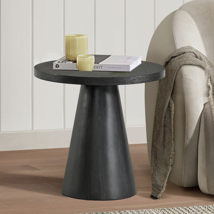 Portland End Table in Black - In Home Furniture (San Antonio, TX)