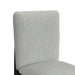 Portland Square Back Counter Stool with Grey Fabric in Black (2 Per Carton) - In Home Furniture (San Antonio, TX)