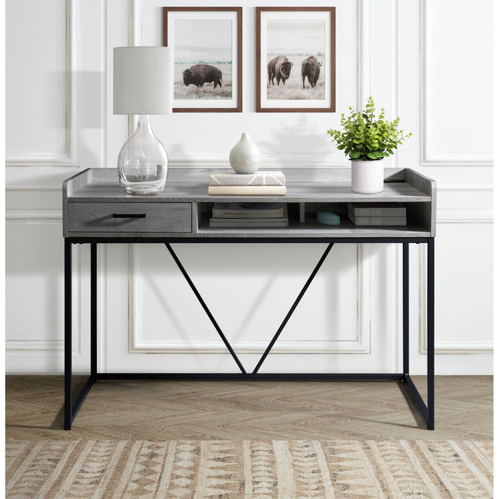 Preston Desk - Grey - In Home Furniture (San Antonio, TX)