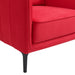 Rae Chair in Lavish 152 Red Velvet - In Home Furniture (San Antonio, TX)