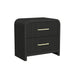Ridgemont Storage Bedroom Set in Black with Grain - In Home Furniture (San Antonio, TX)