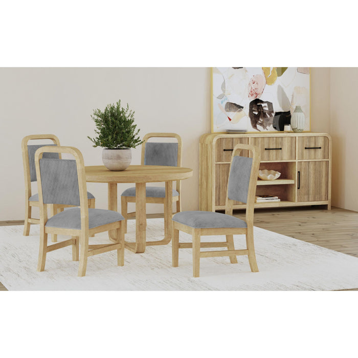 Ridgemont Server in Natural - In Home Furniture (San Antonio, TX)