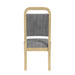 Ridgemont Dining Side Chair with Grey Fabric in Natural (2 Per Carton) - In Home Furniture (San Antonio, TX)