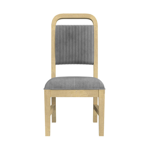Ridgemont Dining Side Chair with Grey Fabric in Natural (2 Per Carton) - In Home Furniture (San Antonio, TX)