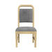 Ridgemont Dining Side Chair with Grey Fabric in Natural (2 Per Carton) - In Home Furniture (San Antonio, TX)