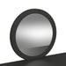 Ridgemont Dressing Table and Mirror in Black with Grain - In Home Furniture (San Antonio, TX)
