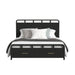 Ridgemont Storage Bed in Black with Grain - In Home Furniture (San Antonio, TX)