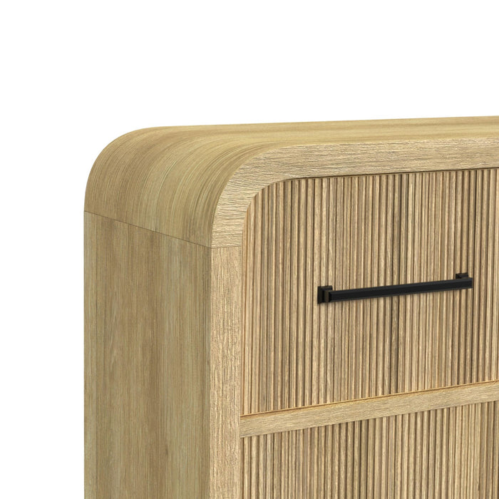 Ridgemont Server in Natural - In Home Furniture (San Antonio, TX)