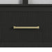 Ridgemont Storage Bed in Black with Grain - In Home Furniture (San Antonio, TX)