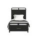 Ridgemont Storage Bed in Black with Grain - In Home Furniture (San Antonio, TX)