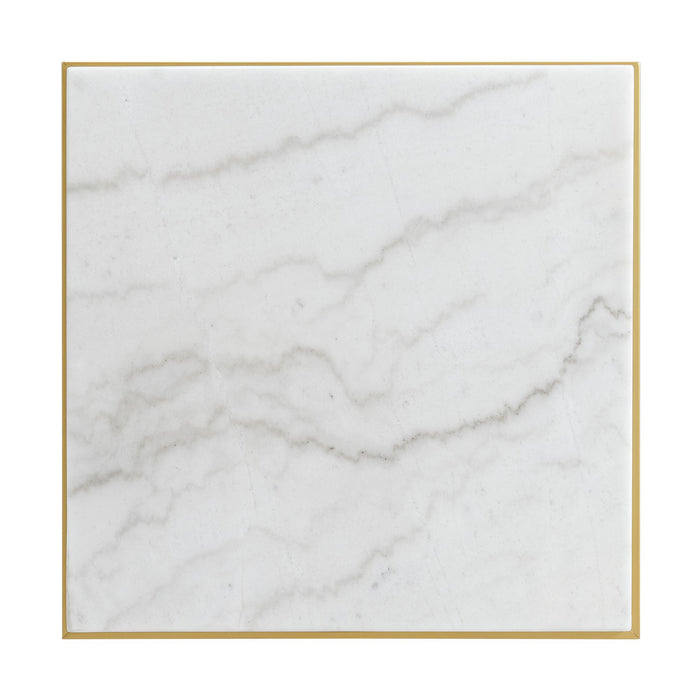 Riko 2PC Occasional Table Set in Gold-Coffee Table & End Table - In Home Furniture (San Antonio, TX)