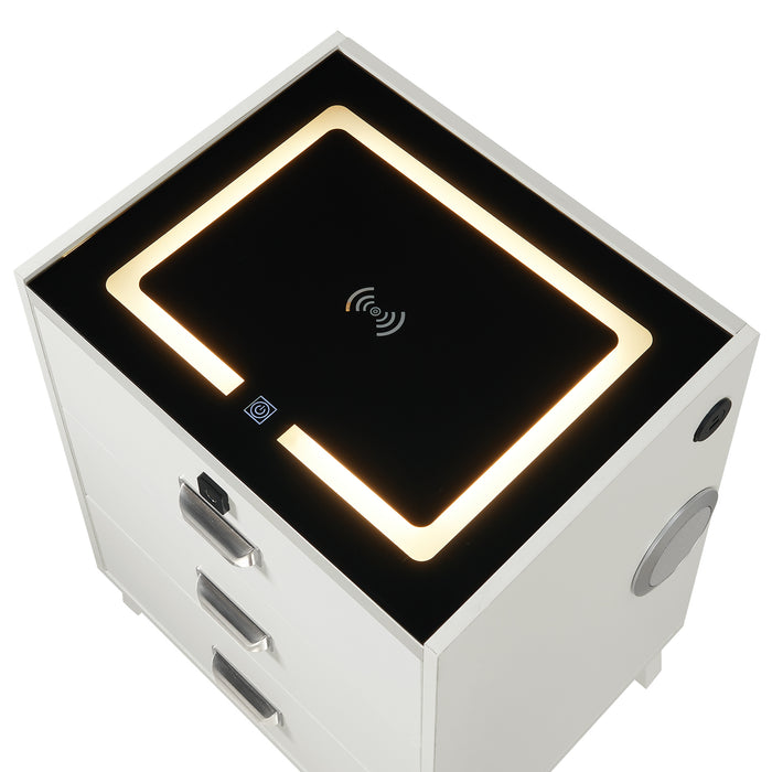 Rio Nightstand with Electronic Features