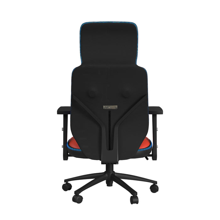 Rollins Gaming Chair with LED and Speaker in Black and Red - 3A Packing - In Home Furniture (San Antonio, TX)