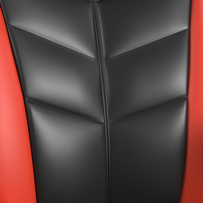 Rollins Gaming Chair with LED and Speaker in Black and Red - 3A Packing - In Home Furniture (San Antonio, TX)